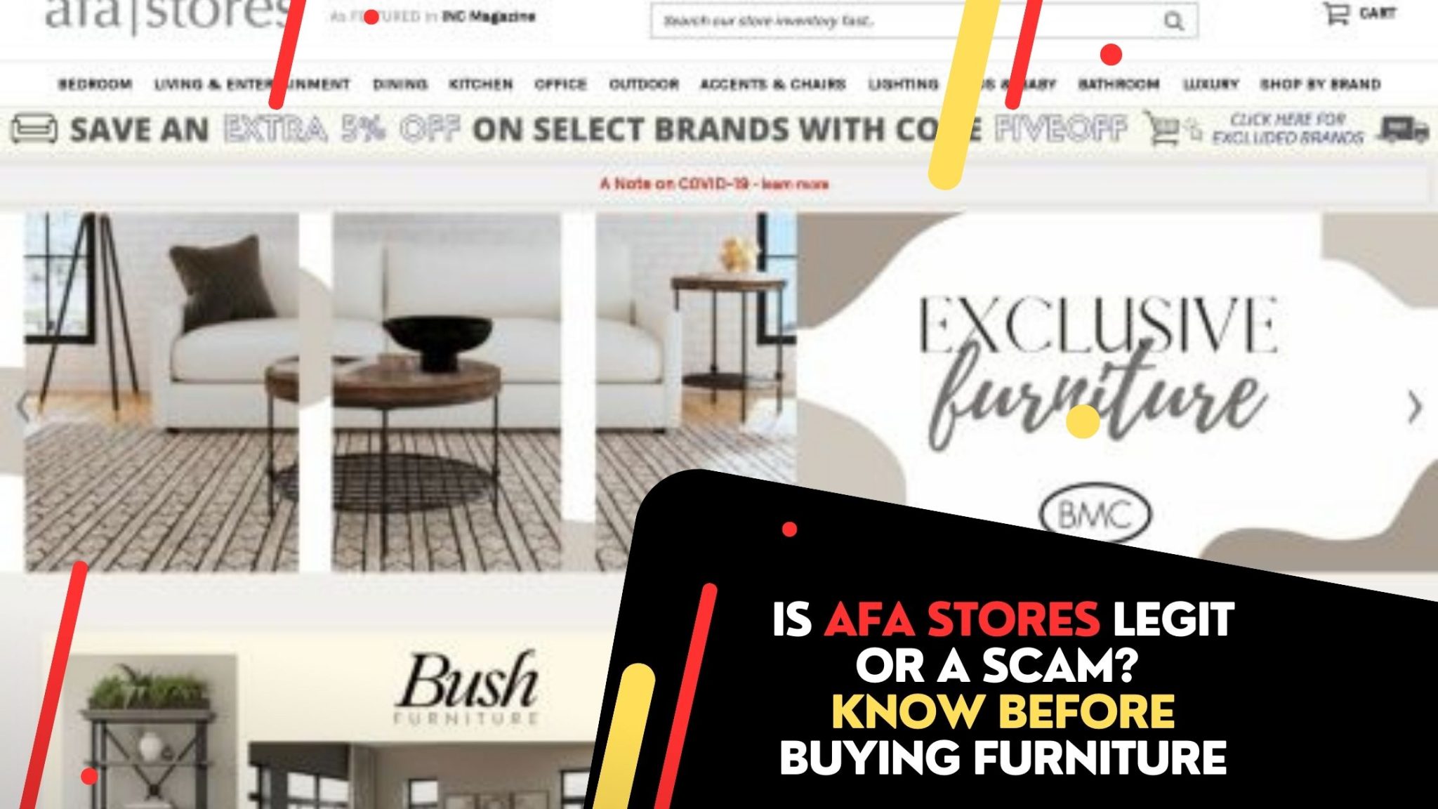 Is AFA Stores Legit or a Scam Know Before Buying Furniture islegitchecker